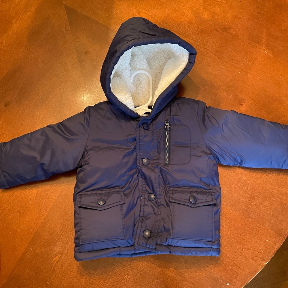 Old Navy 6-12m Puffer Jacket with Hood